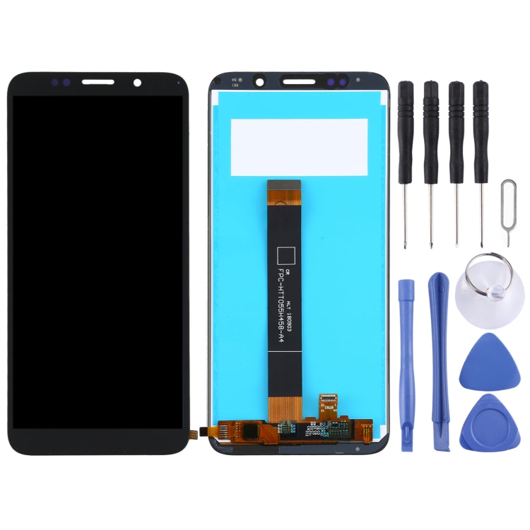 LCD Screen and Digitizer Full Assembly for Huawei Y5p, For Huawei Y5p