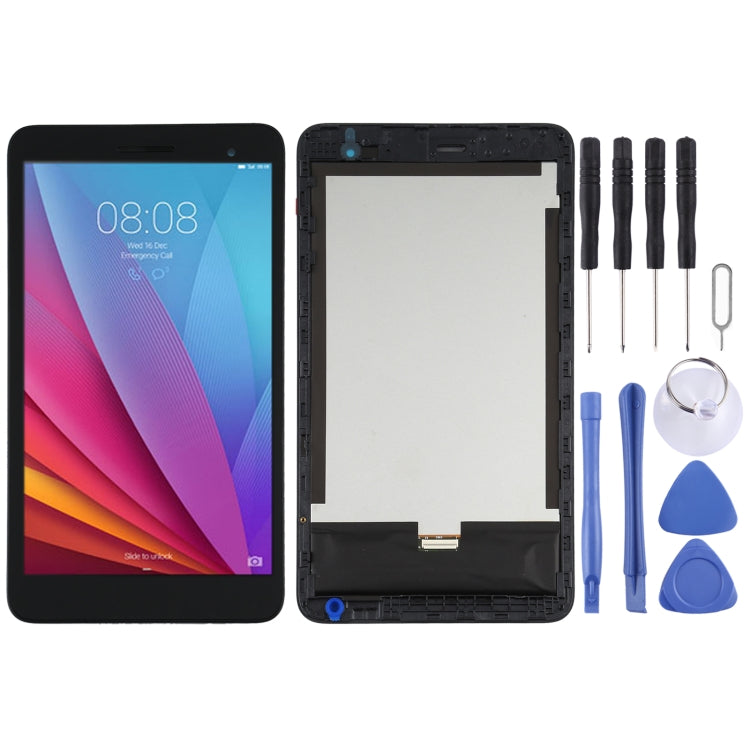 Schermo LCD e digitalizzatore assemblaggio completo con cornice per Huawei MediaPad T1 7.0 / Honor Play MediaPad T1 T1-701, For Huawei MediaPad T1 7.0