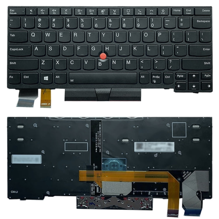 Tastiera versione USA con retroilluminazione per Lenovo ThinkPad X13 Gen 1 / L13 Gen2 5N20V43181