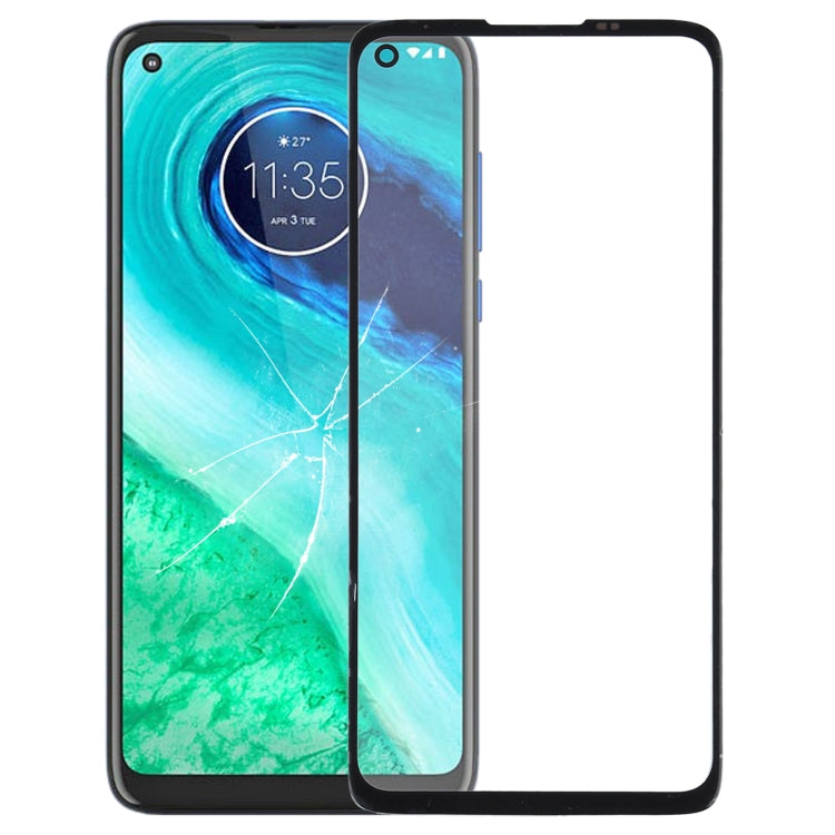 Lente in vetro esterno dello schermo anteriore per Motorola Moto G8 XT2045-1, For Moto G8