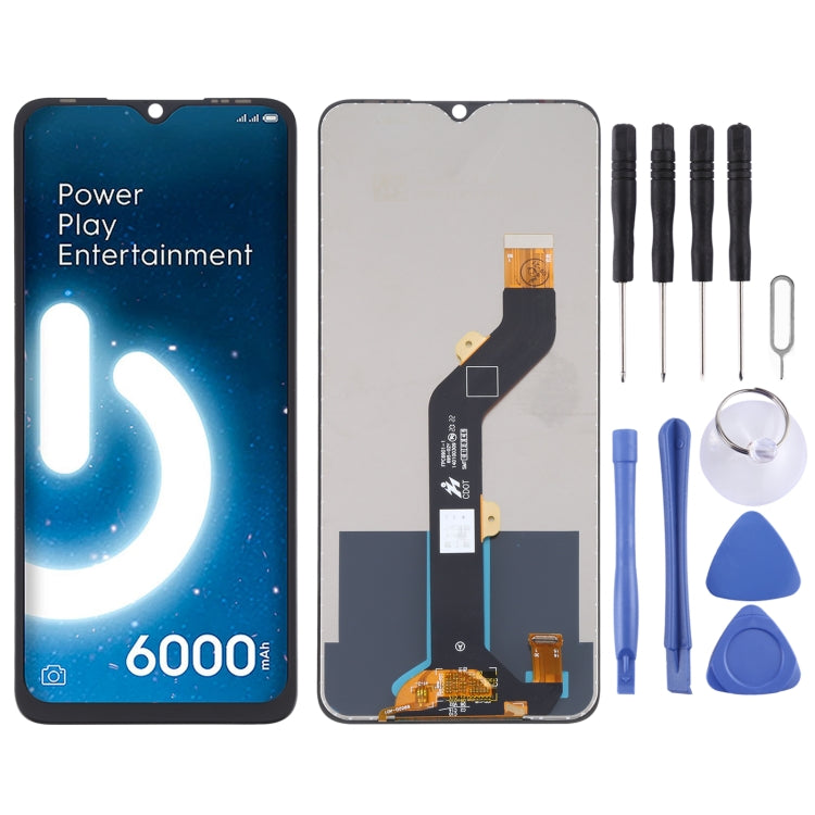 LCD Screen and Digitizer Full Assembly for Tecno Spark Power 2 LC8, For Tecno Spark Power 2