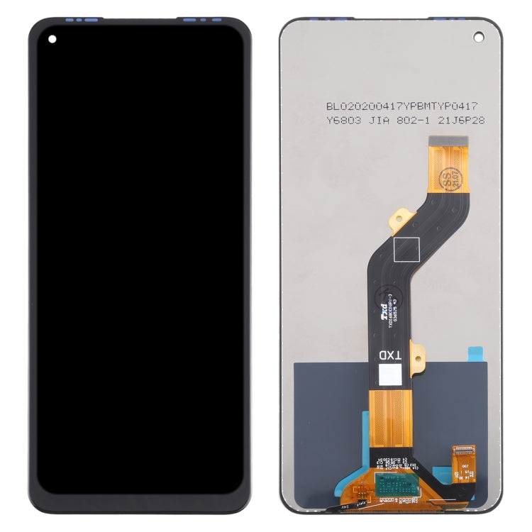 LCD Screen and Digitizer Full Assembly for Tecno Pova LD7, For Tecno Pova