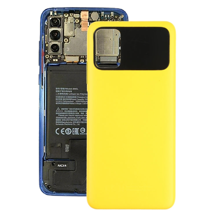 Cover posteriore originale per batteria per Xiaomi Poco M3 M2010J19CG, For Xiaomi Poco M3(Original), For Xiaomi Poco M3, For Xiaomi Poco M3(Yellow)