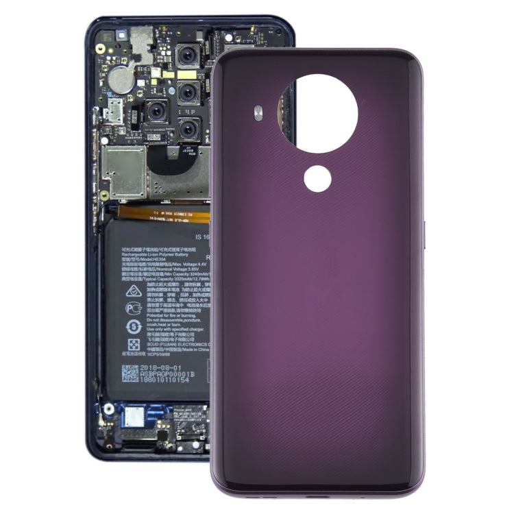 Original Battery Back Cover for Nokia 5.4 TA-1333 TA-1340, For Nokia 5.4(Original), For Nokia 5.4(Purple)(Original)