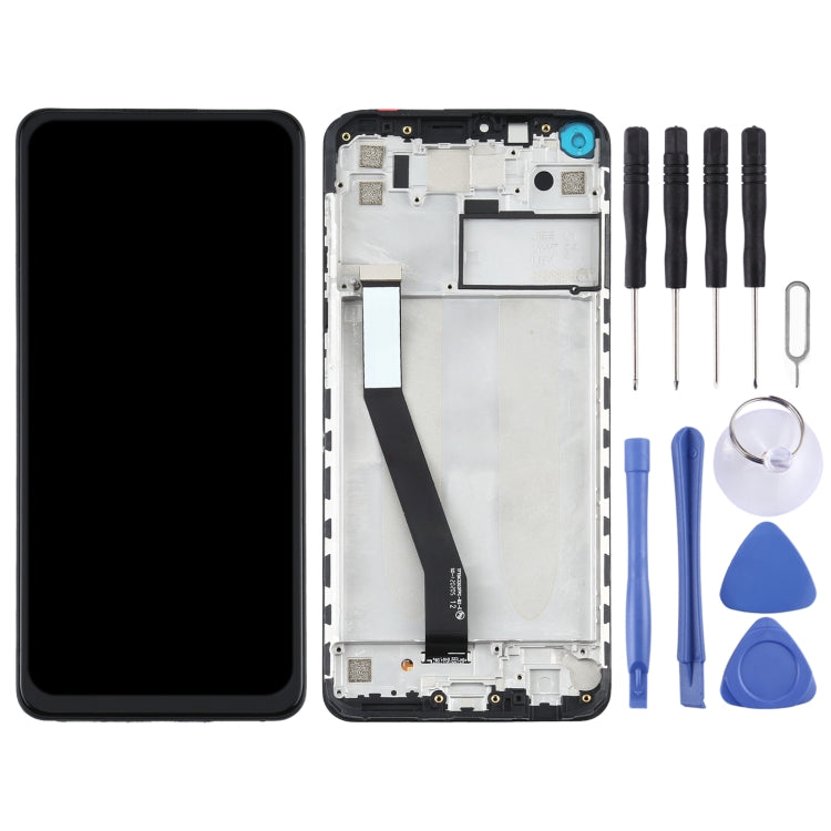 LCD Screen and Digitizer Full Assembly with Frame for Xiaomi Redmi Note 9 /Redmi 10X 4G, For Xiaomi Redmi Note 9