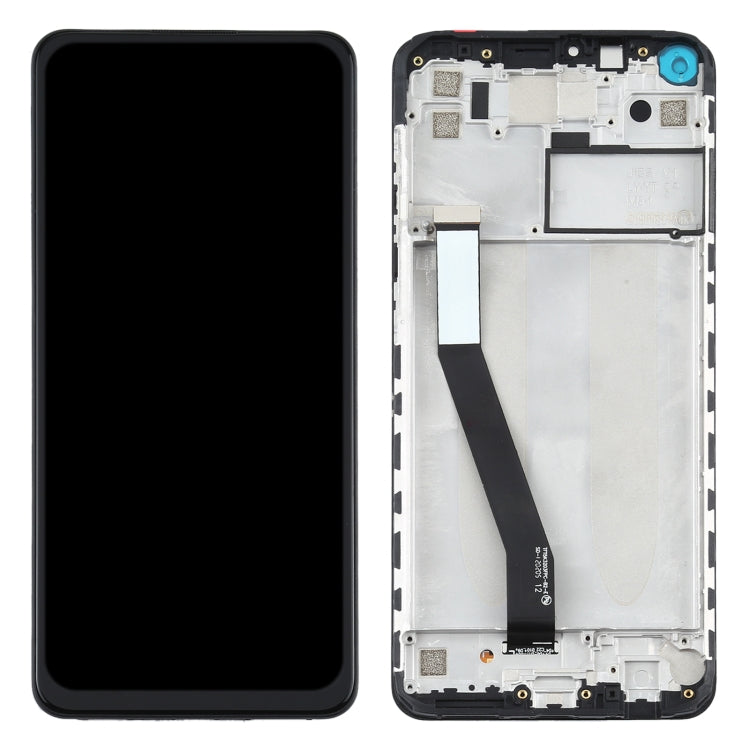 Schermo LCD e digitalizzatore assemblaggio completo con cornice per Xiaomi Redmi Note 9 /Redmi 10X 4G, For Xiaomi Redmi Note 9