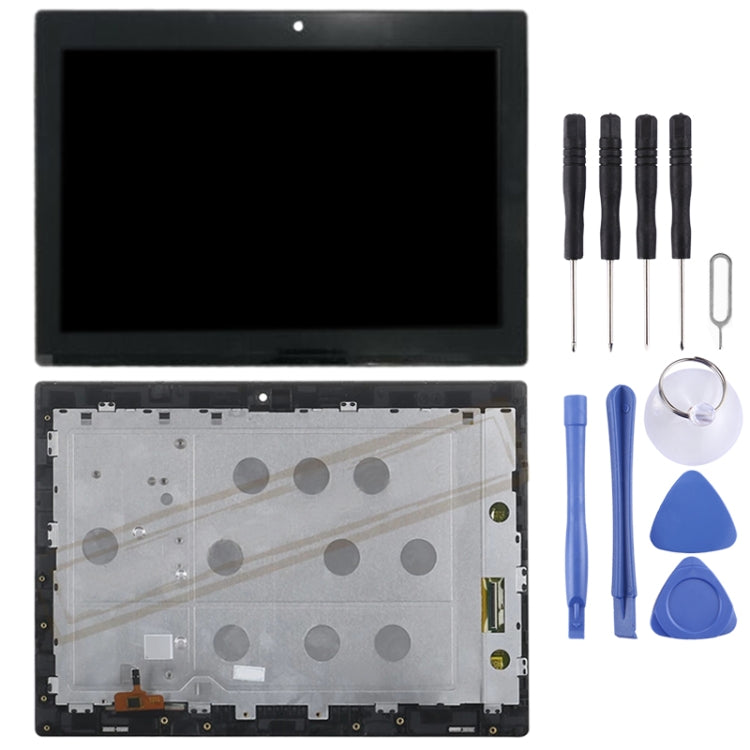 Schermo LCD e digitalizzatore assemblaggio completo con cornice per Lenovo Miix 320 10ICR, For Lenovo Miix 320 10ICR