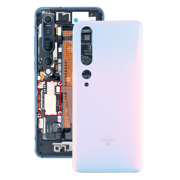 Cover posteriore batteria originale per Xiaomi Mi 10 Pro 5G, For Xiaomi Mi 10 Pro 5G