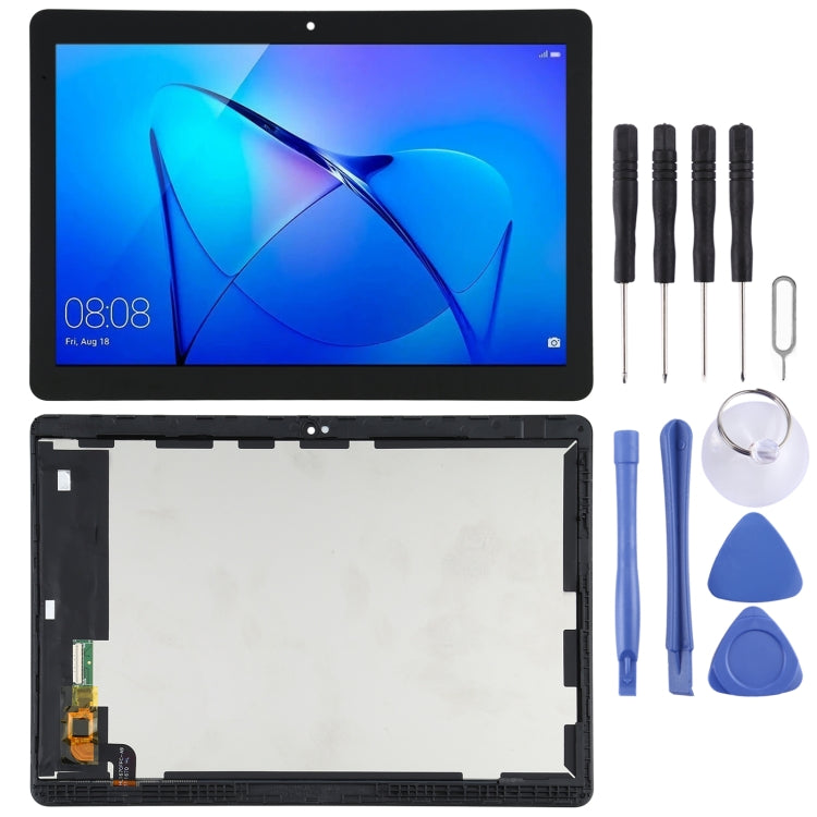 LCD Screen and Digitizer Full Assembly with Frame for Huawei MediaPad T3 10 AGS-L09/AGS-L03/AGS-W09, For Huawei MediaPad T3 10