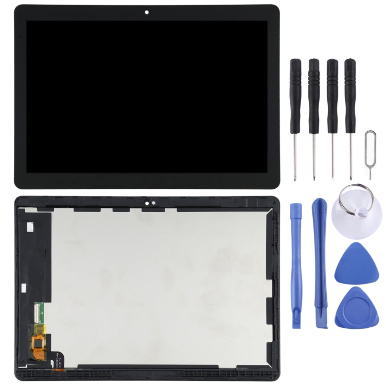 LCD Screen and Digitizer Full Assembly with Frame for Huawei MediaPad T3 10 AGS-L09/AGS-L03/AGS-W09, For Huawei MediaPad T3 10