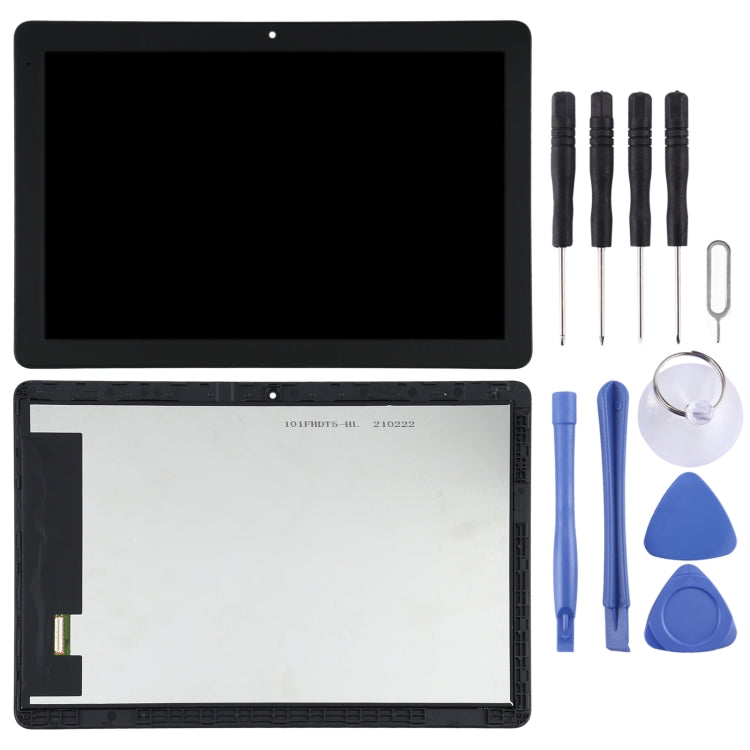 Schermo LCD e digitalizzatore assemblaggio completo con cornice per Huawei MediaPad T5 AGS2-W09/AGS-W19, For Huawei MediaPad T5