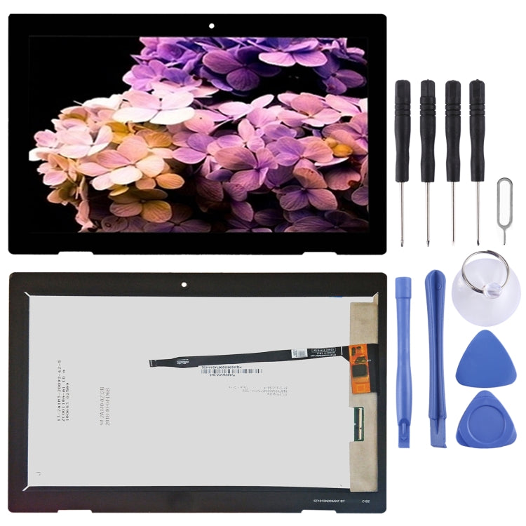 LCD Screen and Digitizer FHD1920x1080 Full Assembly for Lenovo IdeaPad D330 N5000 D330-10IGM, For Lenovo IdeaPad D330 (FHD1920x1080)