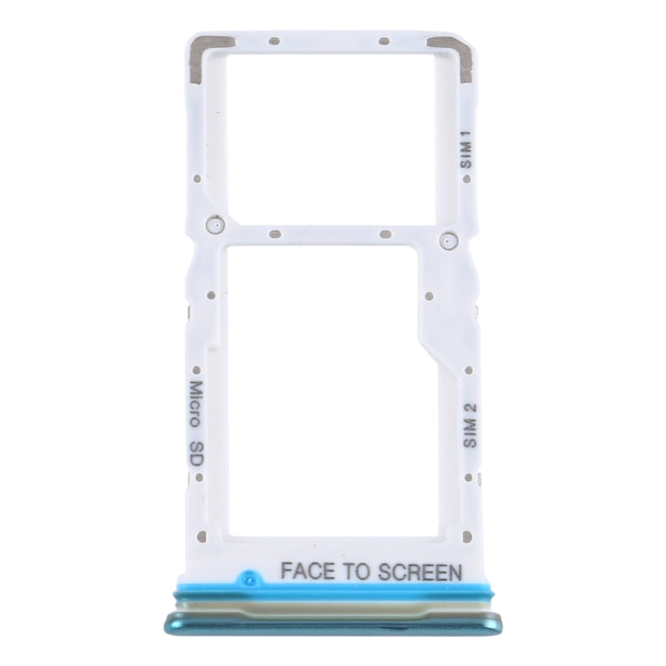 SIM Card Tray + SIM Card Tray/Micro SD Card Tray for Xiaomi Redmi Note 9 Pro 5G M2007J17C, For Xiaomi Redmi Note 9 Pro 5G