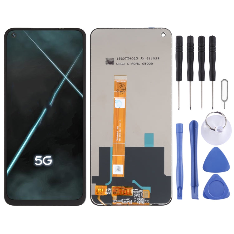 LCD Screen and Digitizer Full Assembly for OPPO K7x / PERM00, For OPPO K7x