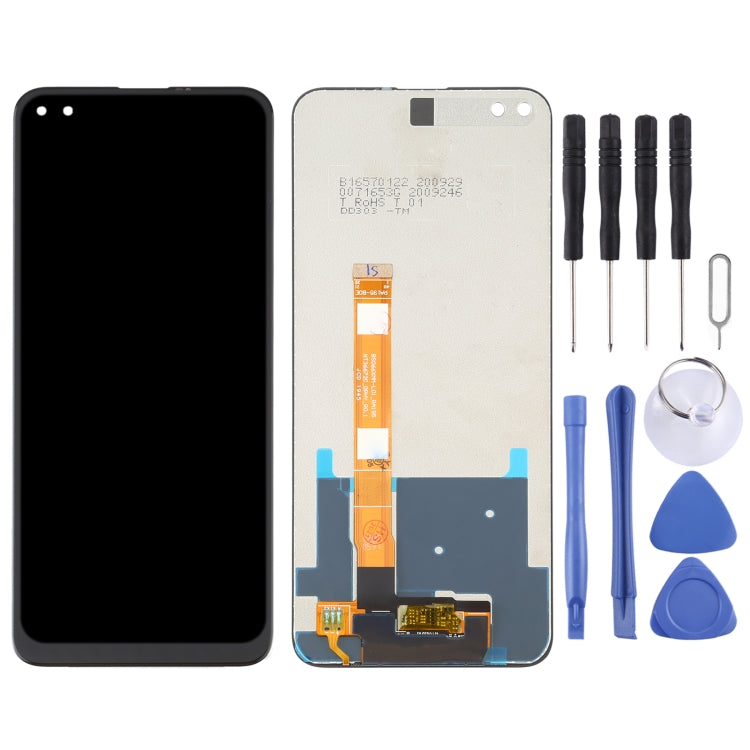 LCD Screen and Digitizer Full Assembly for OPPO Realme X50 5G RMX2051, RMX2025, RMX2144, For Realme X50 5G