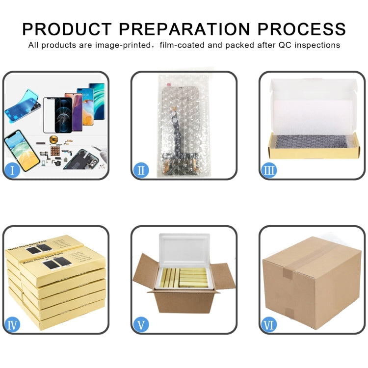 Schermo LCD e digitalizzatore assemblaggio completo per OPPO Realme X50 5G RMX2051, RMX2025, RMX2144, For Realme X50 5G