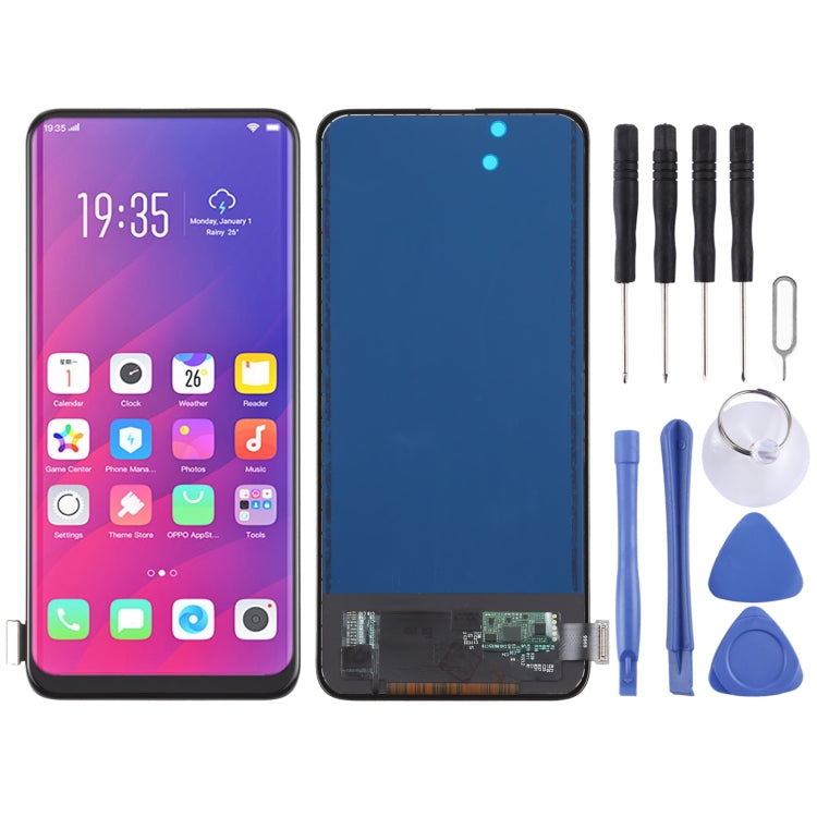 TFT Material LCD Screen and Digitizer Full Assembly for OPPO Find X, For OPPO Find X(TFT Material)