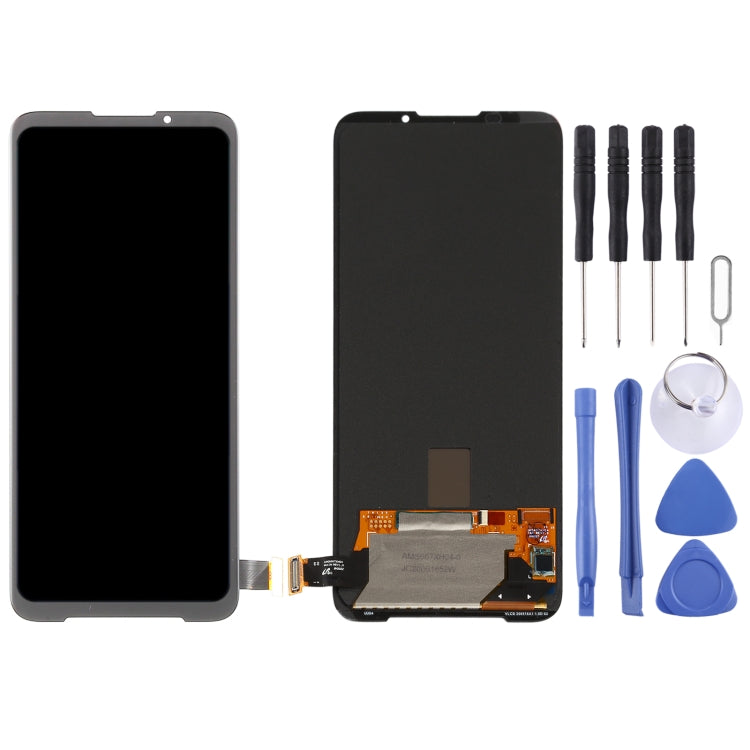 Schermo LCD originale in materiale AMOLED e digitalizzatore assemblaggio completo per Xiaomi Black Shark 3S, For Xiaomi Black Shark 3S(AMOLED Material)