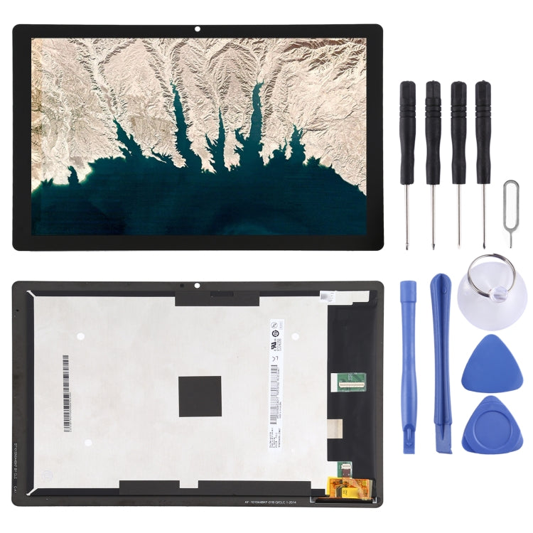 LCD Screen and Digitizer Full Assembly for Lenovo Chromebook 10e, For Lenovo 10e Chromebook