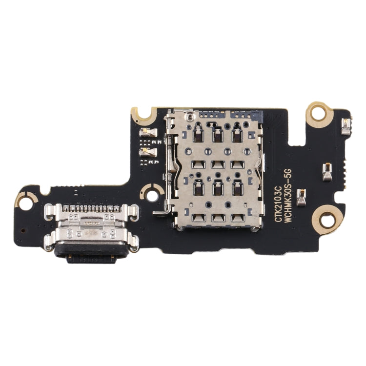 Charging Port Board with SIM Card Holder Socket for Xiaomi Redmi K30S M2007J3SC, For Xiaomi Redmi K30S