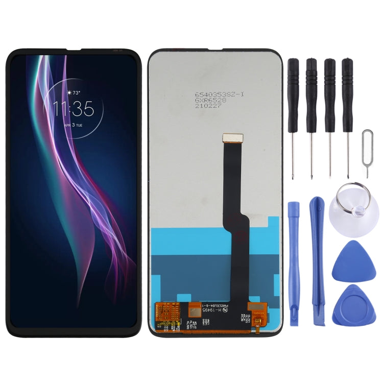 Schermo LCD e digitalizzatore assemblaggio completo per Motorola One Fusion+, For Motorola One Fusion+