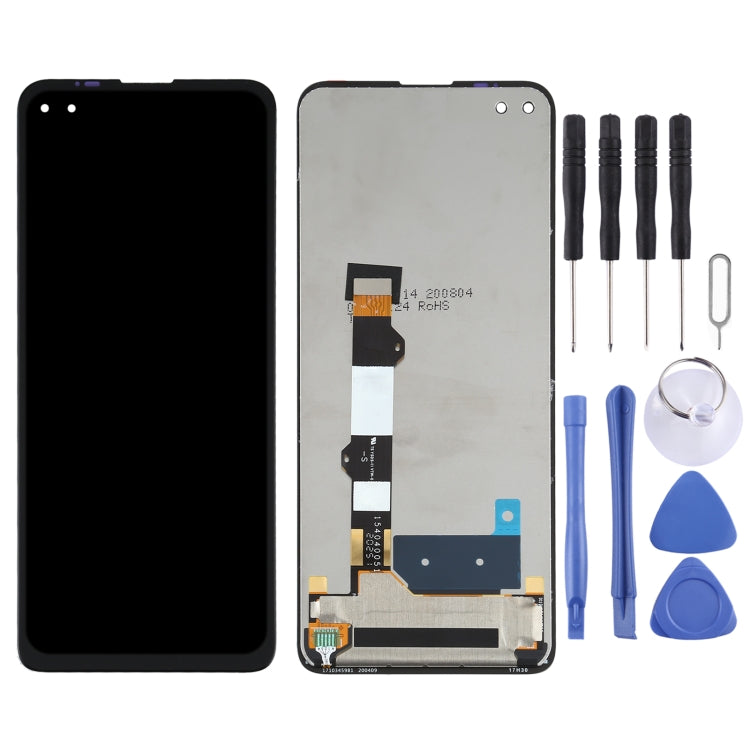 LCD Screen and Digitizer Full Assembly for Motorola Moto G 5G Plus XT2075 XT2075-2 XT2075-3, For Motorola Moto G 5G Plus