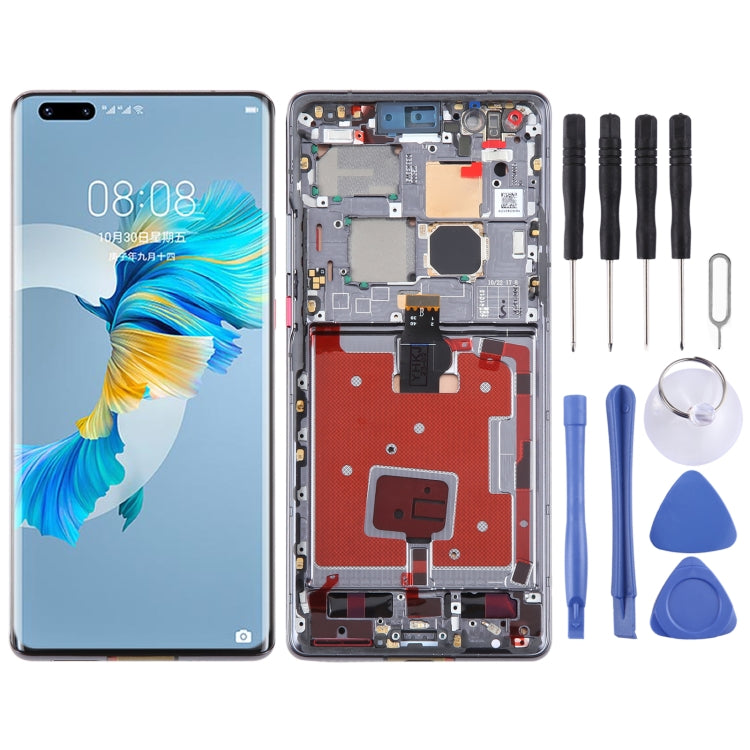 Original LCD Screen and Digitizer Complete Assembly with Frame for Huawei Mate 40 Pro, For Huawei Mate 40 Pro (Original), For Huawei Mate 40 Pro