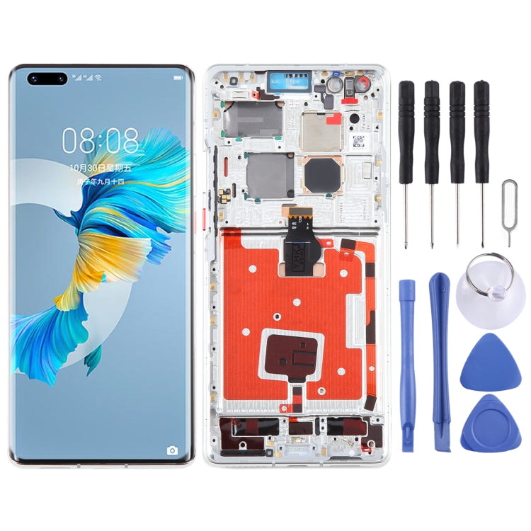 Schermo LCD originale e digitalizzatore assemblato completo con cornice per Huawei Mate 40 Pro, For Huawei Mate 40 Pro (Original), For Huawei Mate 40 Pro