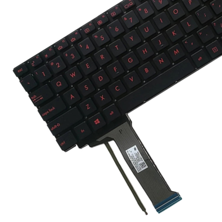 US Version Keyboard with Backlight for Asus GL552 GL552J GL552JX GL552V GL552VL GL552VW N552VW N552VX G771JM G771JW, For Asus GL552(Black with Backlight), For Asus GL552(Silver with Backlight)