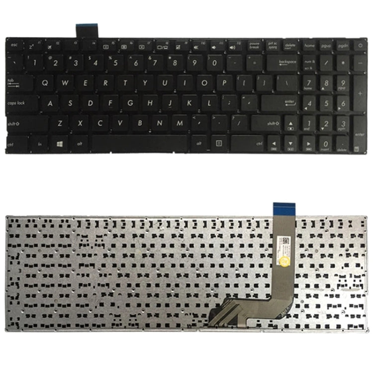 US Version Keyboard for Asus X542BA X542 X542B X542U X542UR X542BP X542UN X542UF X542UA X542UQ, For Asus X542BA (US Version)