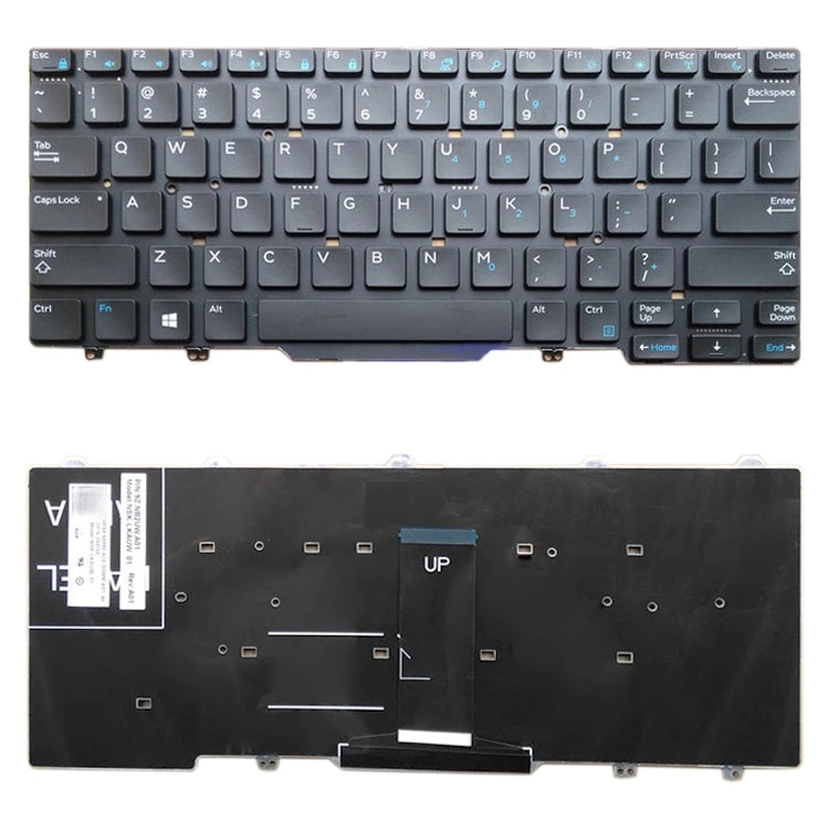 US Version Keyboard for Dell Latitude 3340 E3340 7350 E5450 E7450 5450 7450, For Dell Latitude 3340