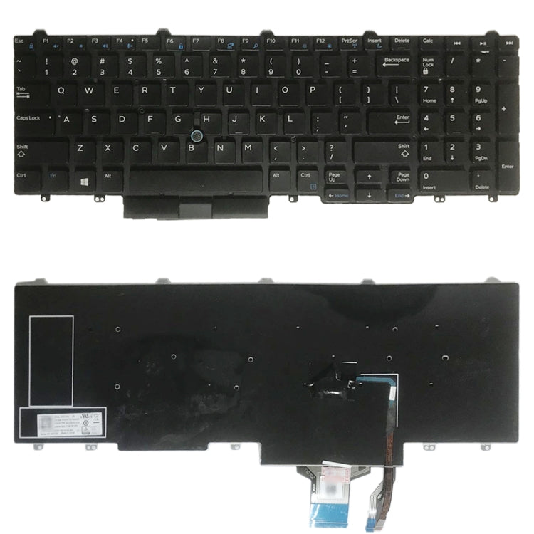 US Version Keyboard for Dell Latitude E5550 5570 5580 5590 Precision 3510 3520 3530 7510 7520 7530 7710 7720, For Dell Latitude E5550