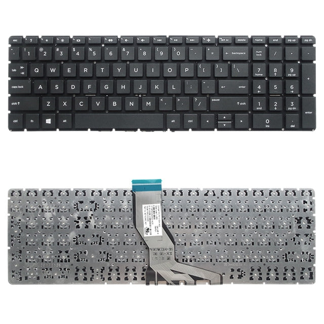 US Version Keyboard for HP 15-BS 15-BS000 15-BS100 15-BS500 15-BS600 15Q-BD 15-CC 17G-BR 15-BS004TX 15-BW, For HP 15-BS (US Version Black), For HP 15-BS (US Version Silver)