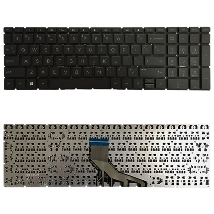 US Version Keyboard for HP 15-DA 15-DB 15-DX 15-DR 250 G7 255, For HP 15-DX