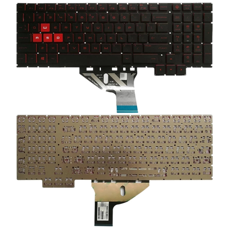 US Version Keyboard with Backlight for HP Omen 15-CE 15-CE000 15-CE026TX 15-CE005TX 15-CE006TX 15-CE001TX 15-CE002TX, For HP Omen 15-CE