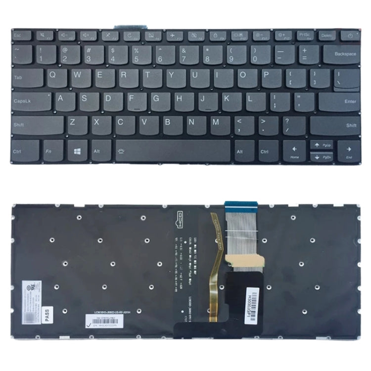 Tastiera versione USA con retroilluminazione per Lenovo IdeaPad 320-14isk 320-14ikb 320-14ast 320s-14ikb 320s-14ikbr, For Lenovo IdeaPad 320-14isk(with Backlight)