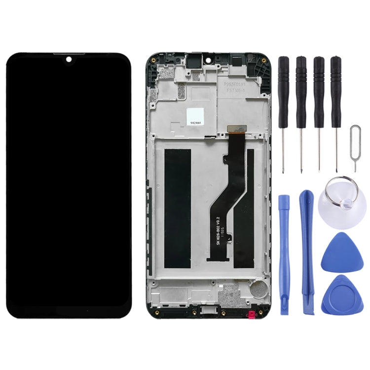 LCD Screen and Digitizer Full Assembly with Frame for ZTE Blade V10 Vita, For ZTE Blade V10 Vita