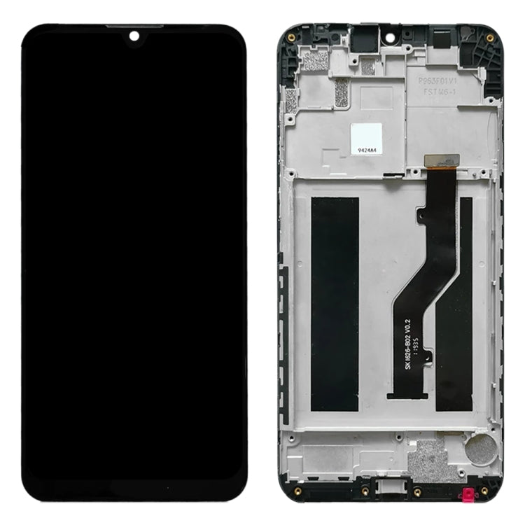 LCD Screen and Digitizer Full Assembly with Frame for ZTE Blade V10 Vita, For ZTE Blade V10 Vita