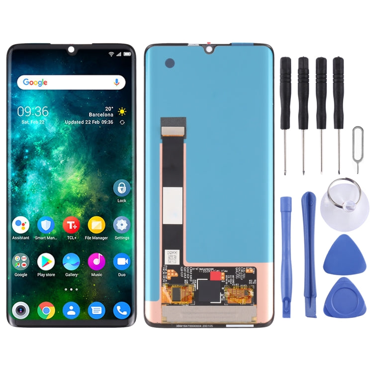 LCD Screen and Digitizer Full Assembly for TCL 10 Pro T799B 799H, For TCL 10 Pro T799B 799H