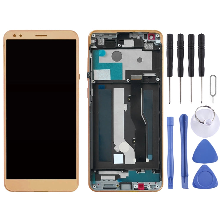 Schermo LCD e digitalizzatore assemblaggio completo con cornice per ZTE Blade V9 V0900, For ZTE Blade V9