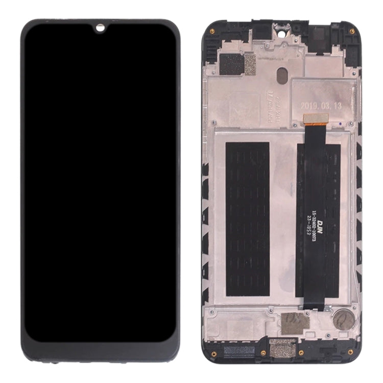 LCD Screen and Digitizer Full Assembly with Frame for ZTE Blade V10, For ZTE Blade V10