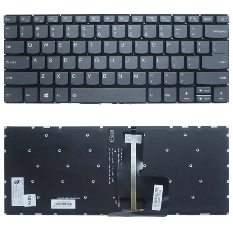 US Version Keyboard with Backlight for Lenovo Ideapad S130-14IGM 130S-14IGM 330-14IGM 330s-14 K43C-80 E43-80 330-14ARR, For Lenovo S130-14IGM(US Version with Backlight)