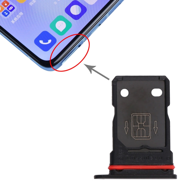 Per OnePlus 9R Vassoio scheda SIM + Vassoio scheda SIM, For OnePlus 9R