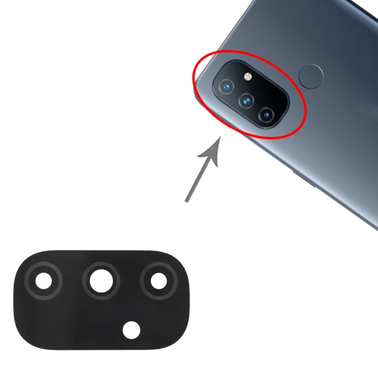 For OnePlus Nord N100 10pcs Rear Camera Lens, For OnePlus Nord N100