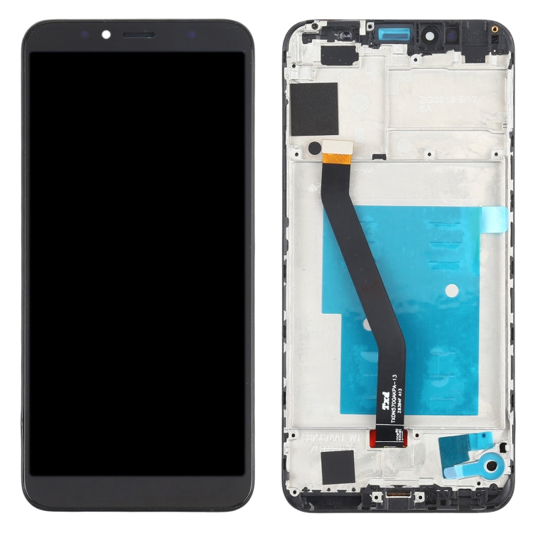 Schermo LCD e digitalizzatore assemblato completo con cornice per Huawei Y6 (2018), For Huawei Y6 (2018)