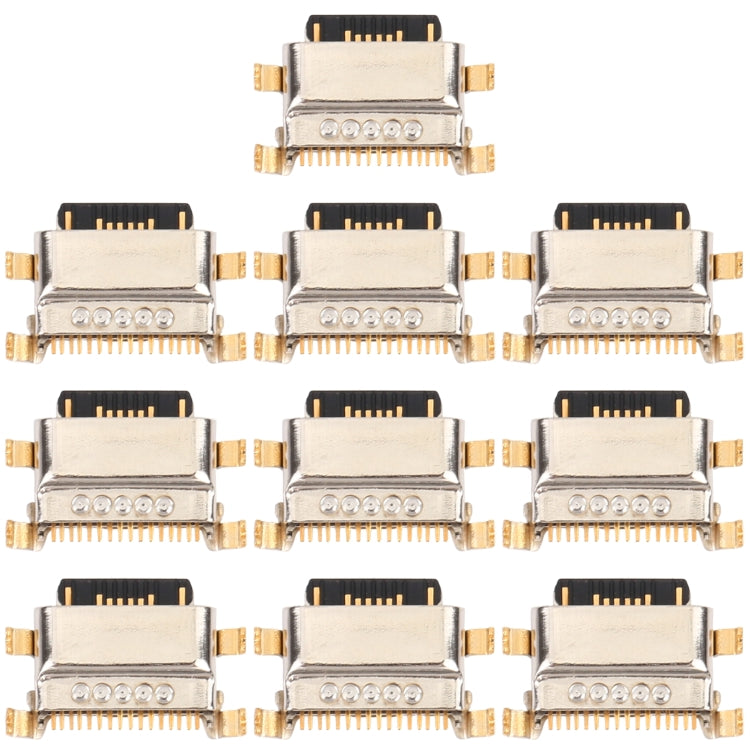 10pcs Charging Port Connector for Xiaomi Mi CC9e / A3, For Xiaomi Mi CC9e