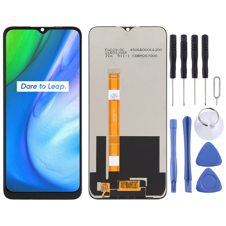 LCD Screen and Digitizer Full Assembly for OPPO Realme Q2i, For Realme Q2i