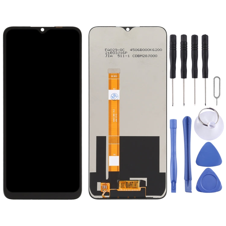 LCD Screen and Digitizer Full Assembly for OPPO Realme Q2i, For Realme Q2i