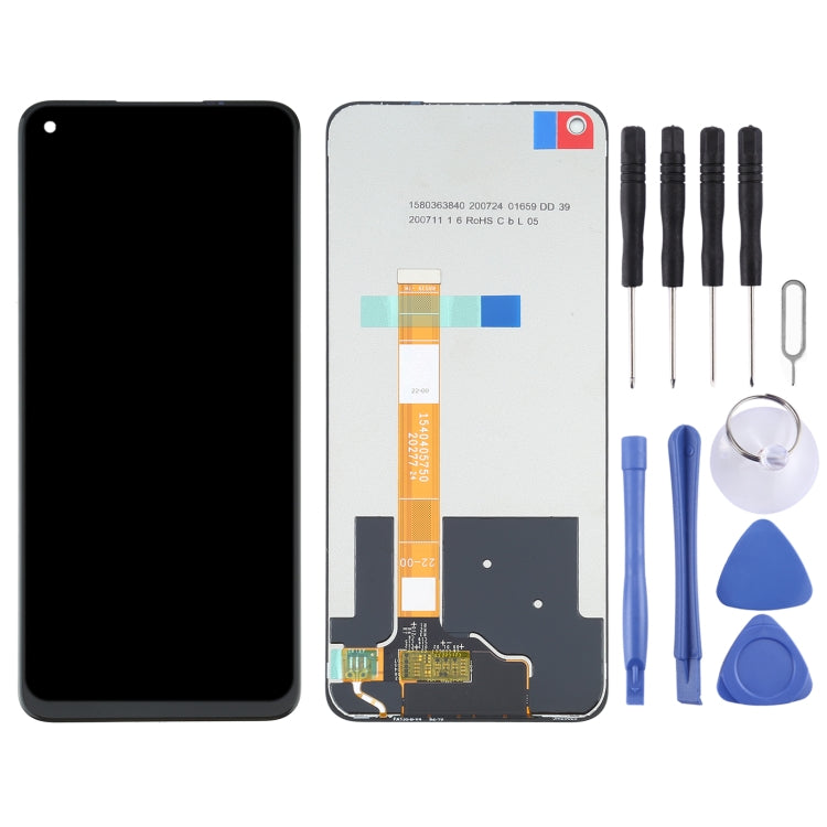 Schermo LCD originale e digitalizzatore assemblaggio completo per OPPO Realme 7 5G RMX2111, For Realme 7 5G