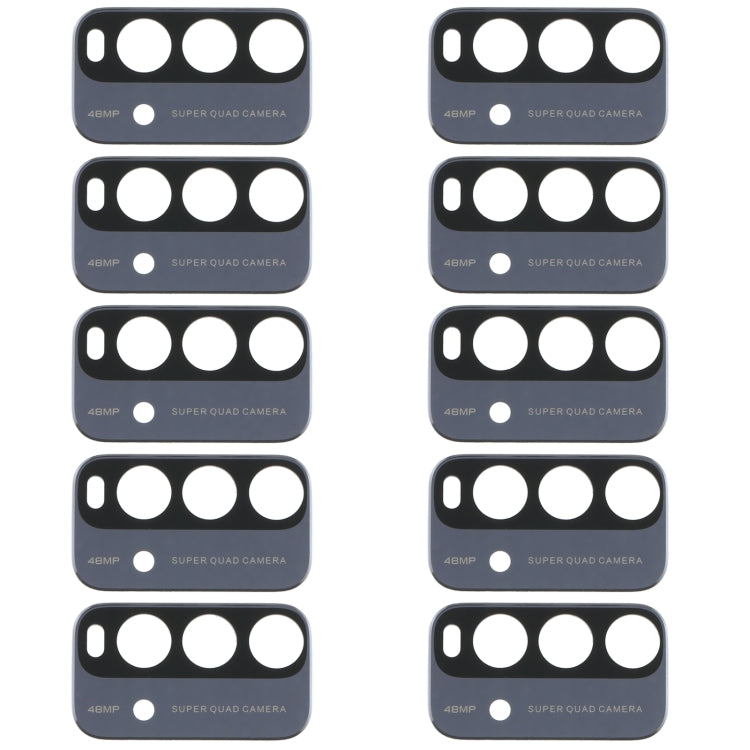 10pcs Rear Camera Lens for Xiaomi Redmi Note 9 4G M2010J19SC, For Xiaomi Redmi Note 9 4G, For Xiaomi Redmi Note 9 4G (Blue)